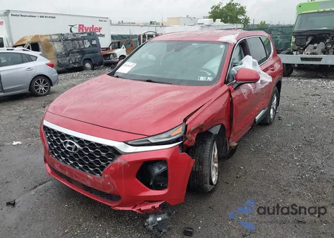 2020 Hyundai Santa Fe Sel/Sel Plus z USA, uszkodzony, nr VIN 5NMS3CAD4LH284126